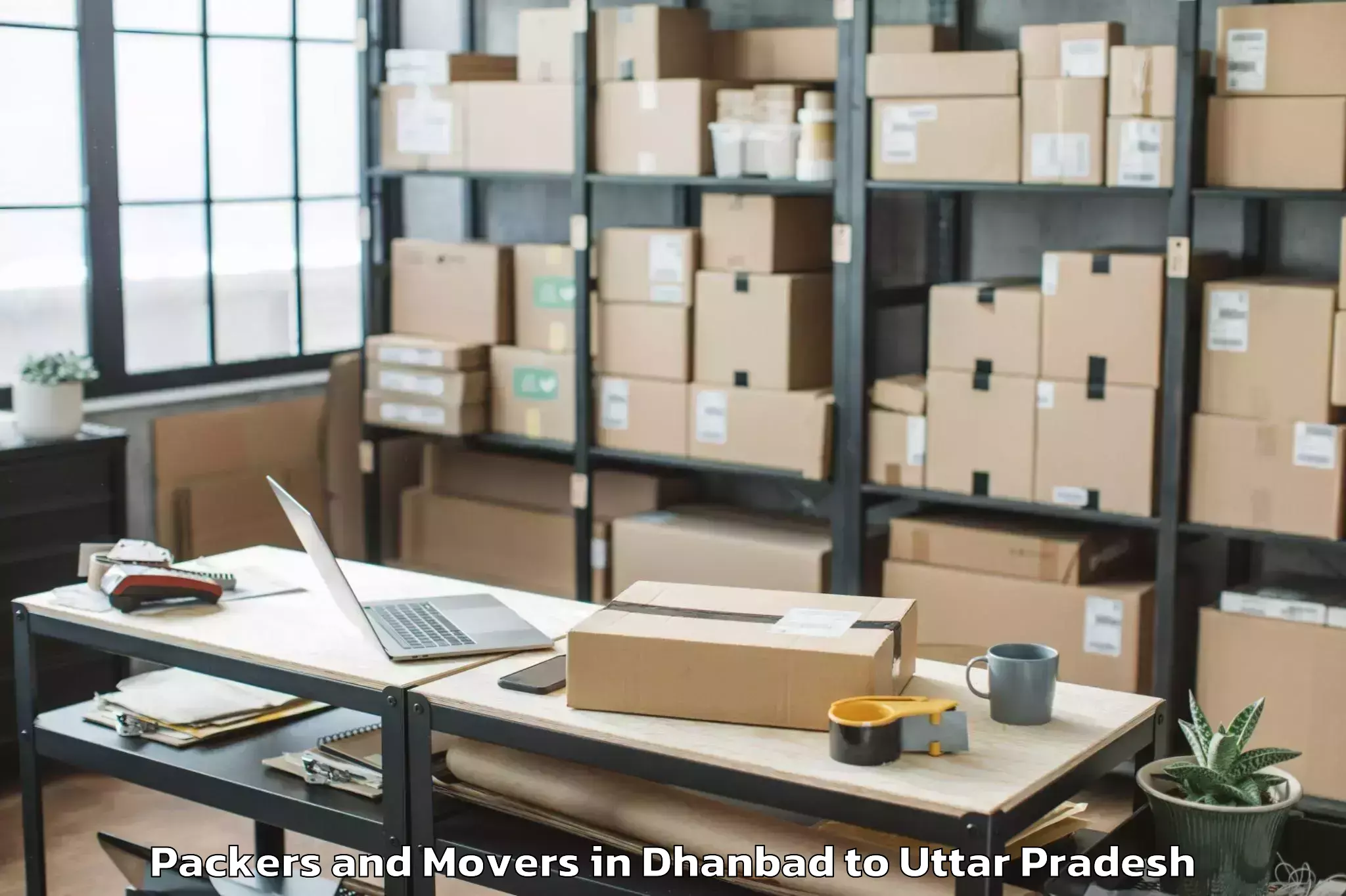 Comprehensive Dhanbad to Machhlishahr Packers And Movers